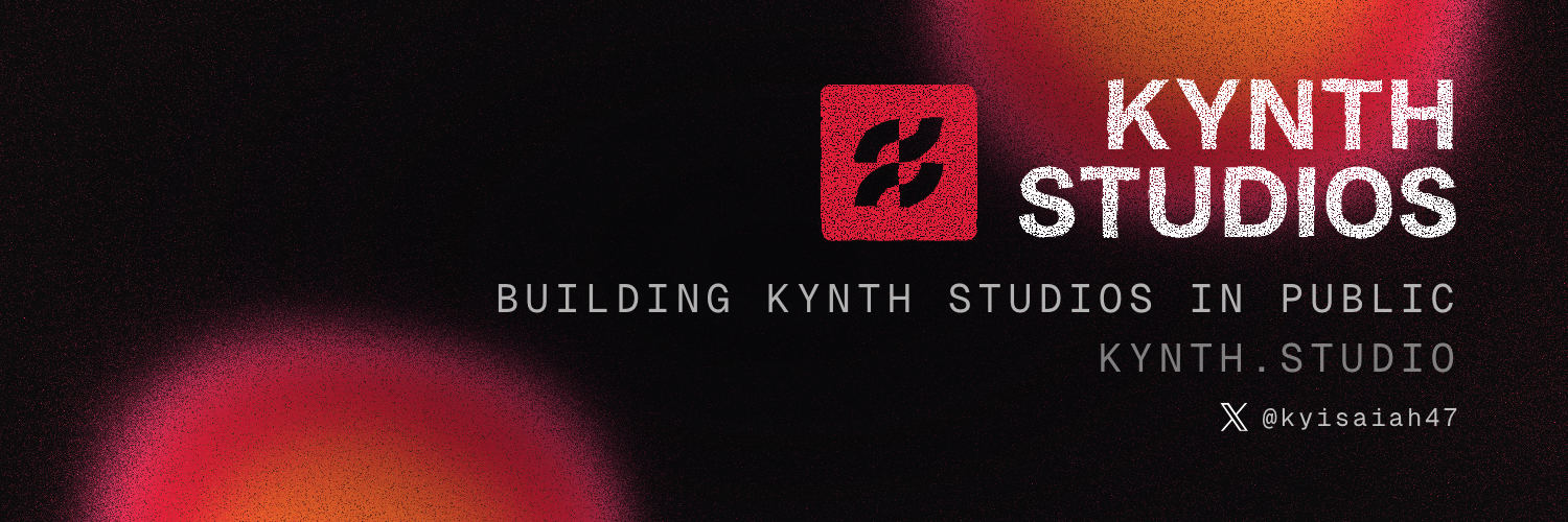 X — @kyisaiah47 (founder) banner