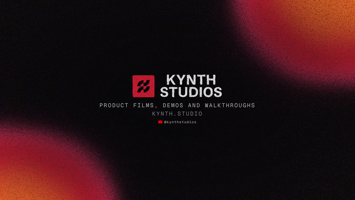 YouTube — @KynthStudios banner